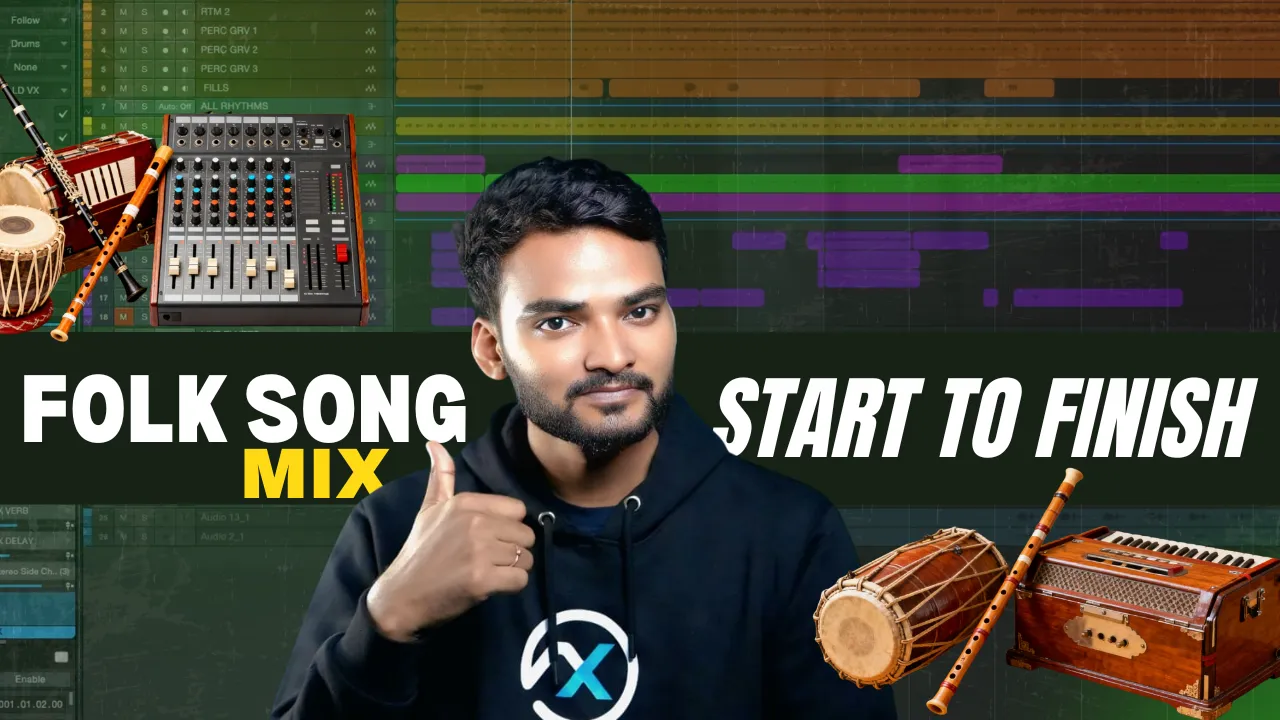 Folk Song Mixing From START to FINISH